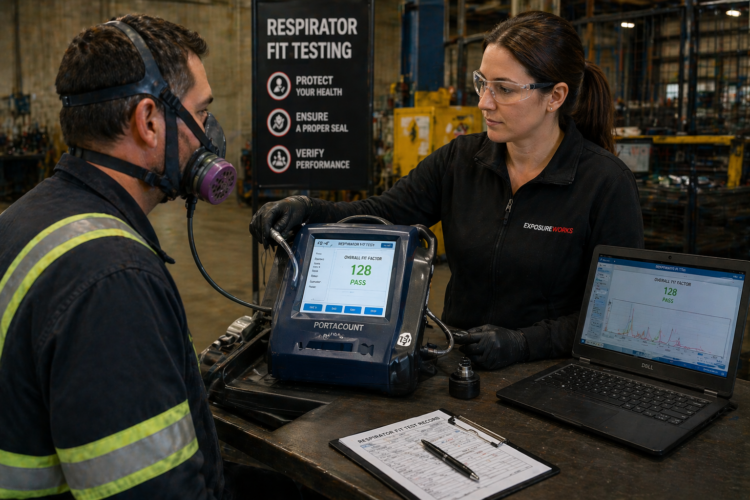 Respirator fit testing