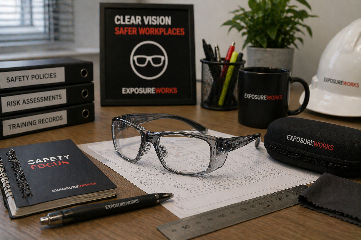 Prescription safety glasses